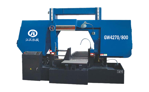 汶川GW4270/800双柱龙门卧式带锯床